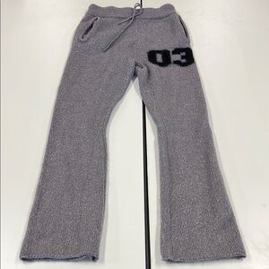 END DAYS 03 Mohair Gray Sweatpants Men's Small